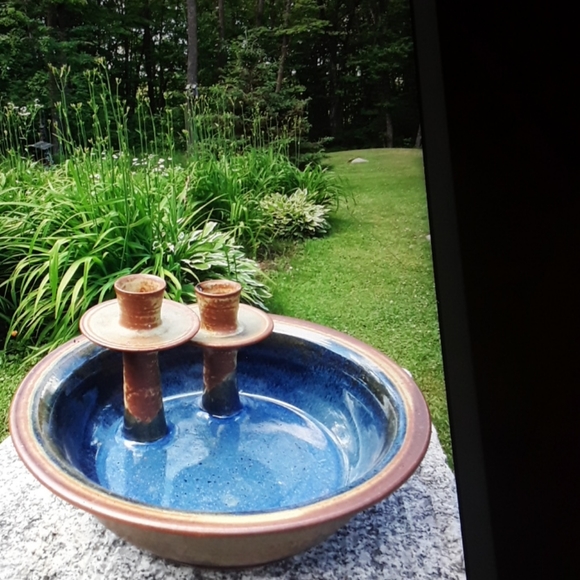 RED FLORAL ABSTRACT TRAY VINTAGE - Picture 8 of 16